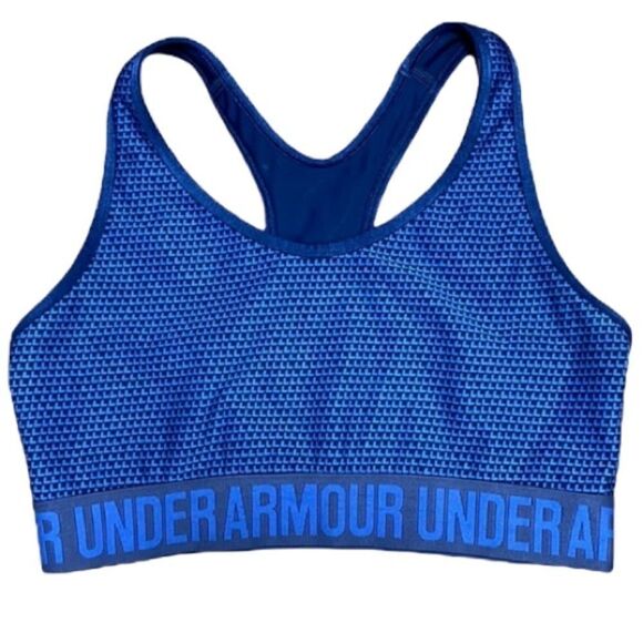 Under Armour Blue Sports Bra Size Small - Picture 1 of 6